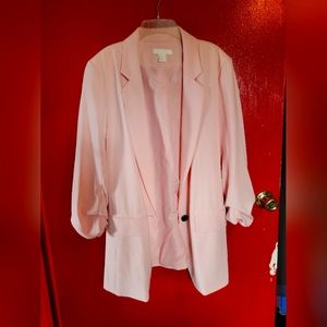 H&M Pink Blazer Sz 12
